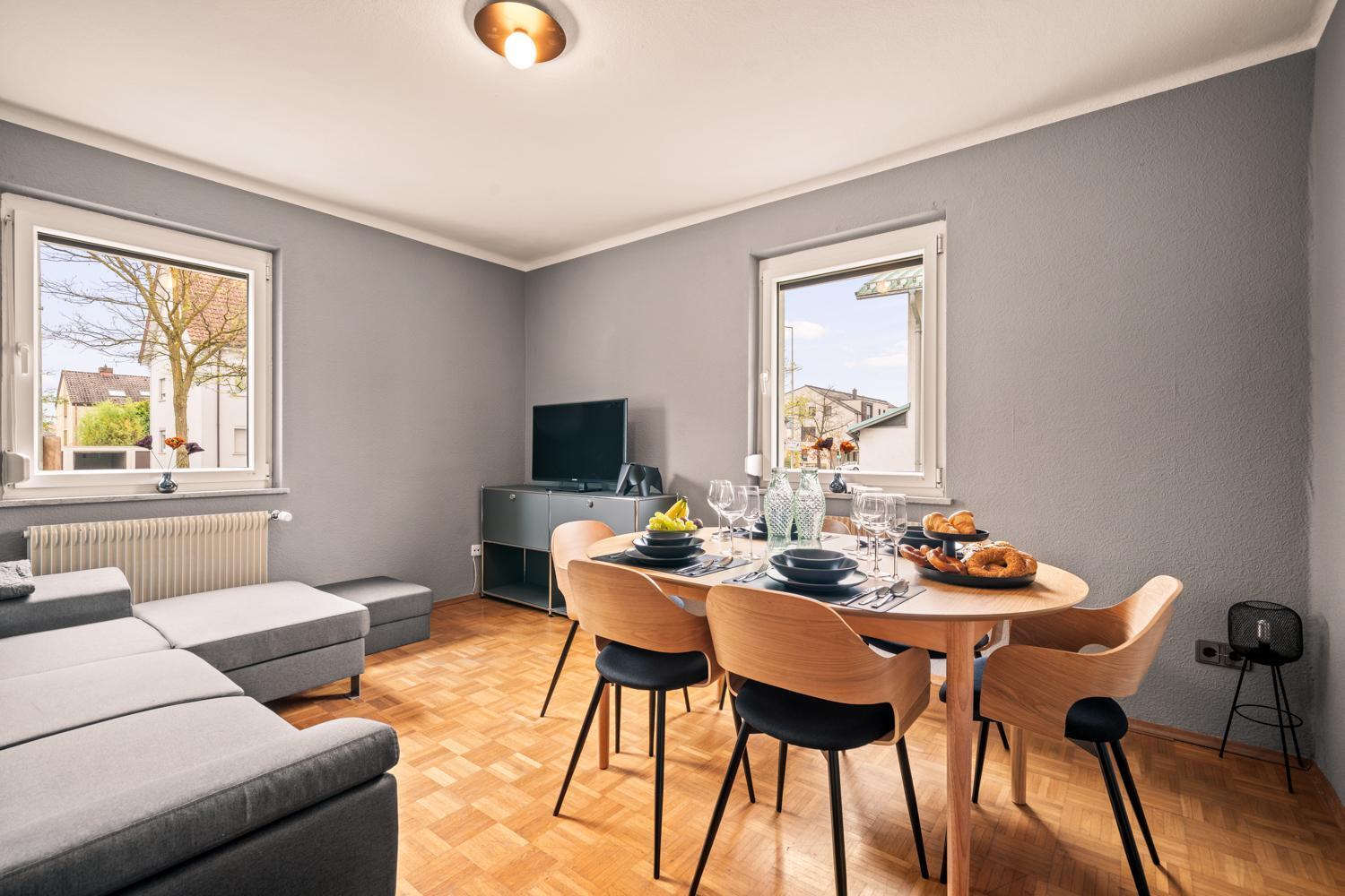 Apartment Fuer Bis Zu 6 Personen Mit Terrasse Und Klima Фрідріхсгафен Екстер'єр фото
